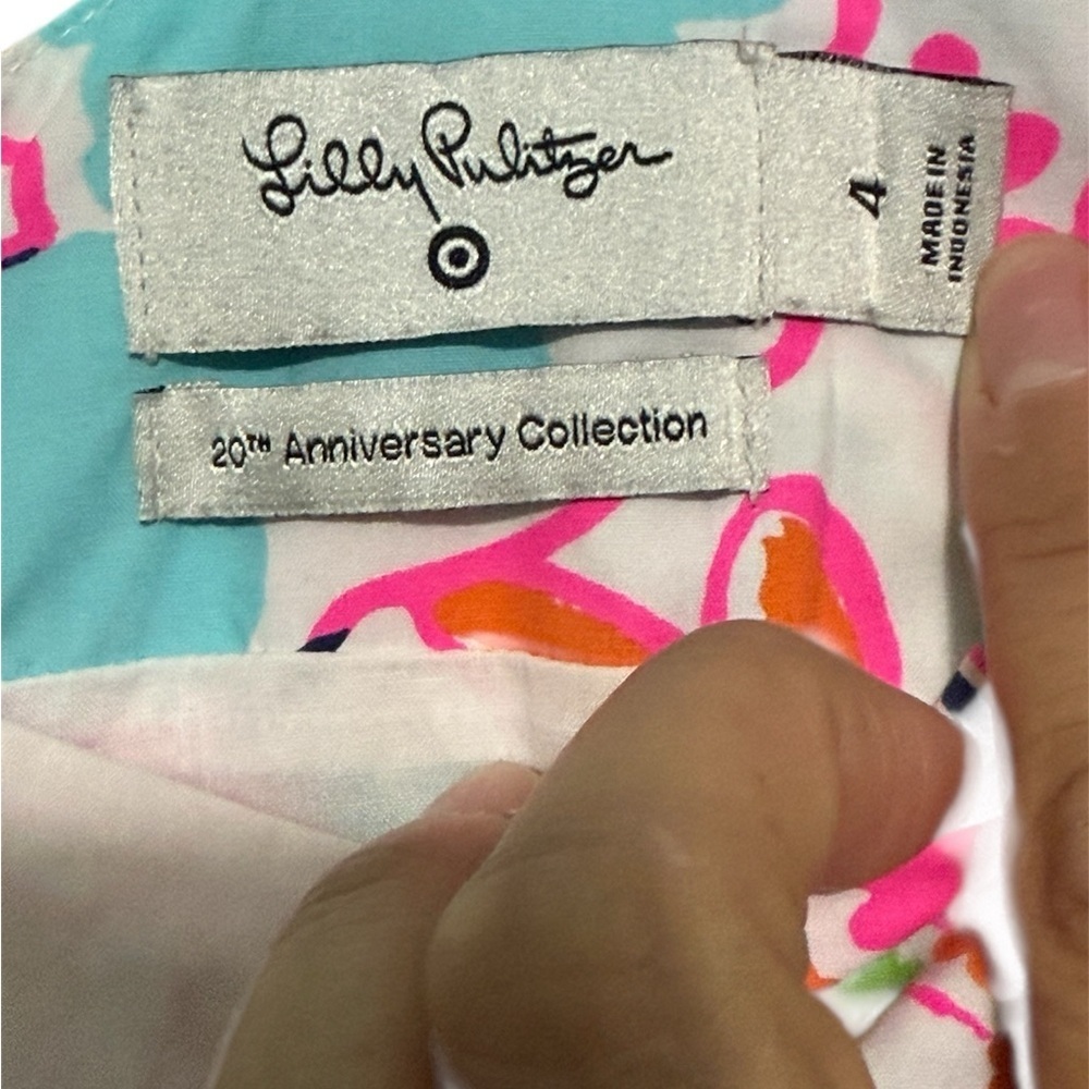 LILLY PULITZER FOR TARGET NOSEY POSEY SHIFT DRESS SIZE 4 - Picture 5 of 5